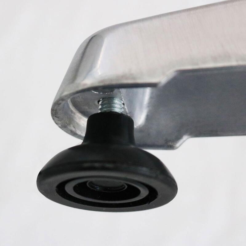 Pie de aluminio ajustable para mesa alta