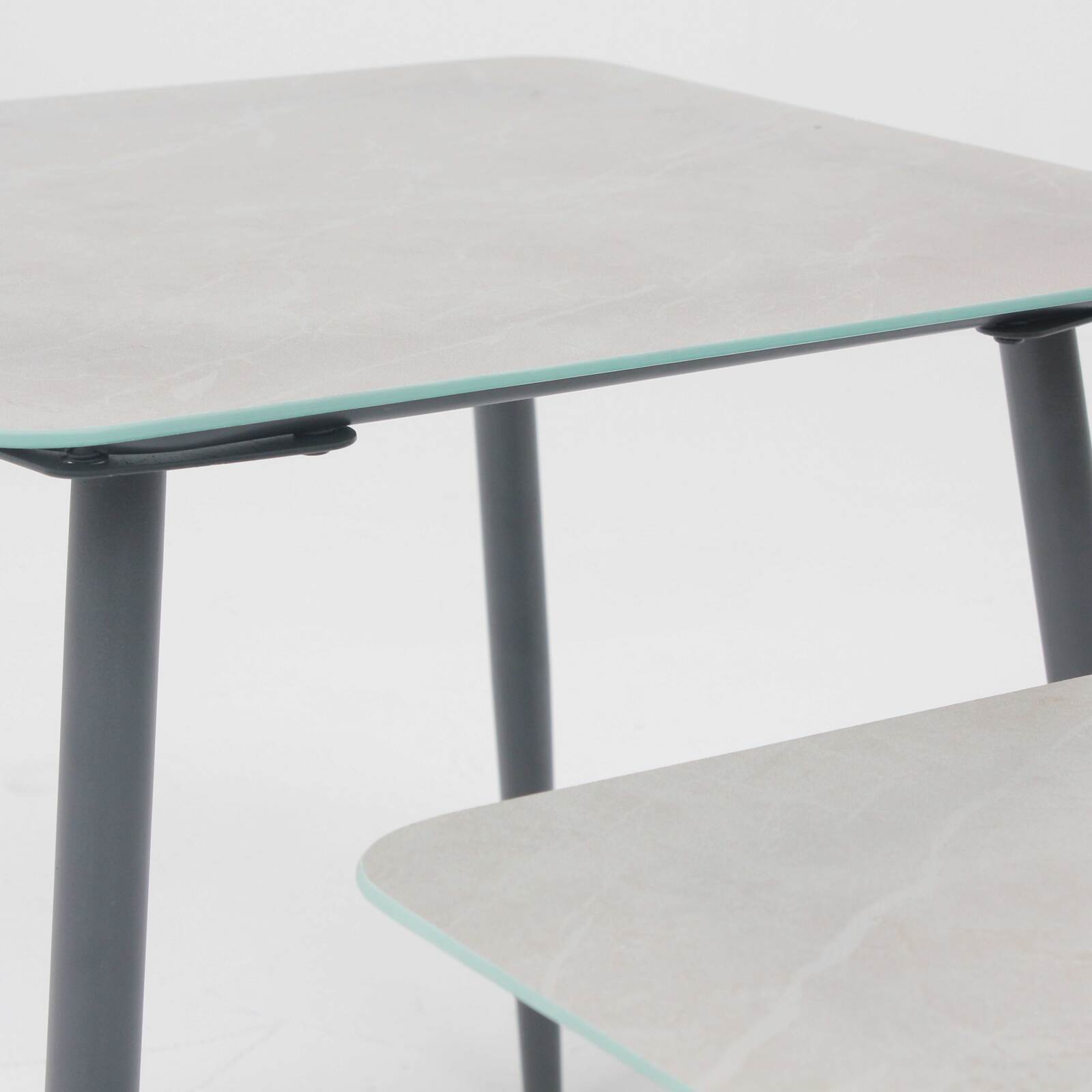 Mesas de centro apilables cuadradas