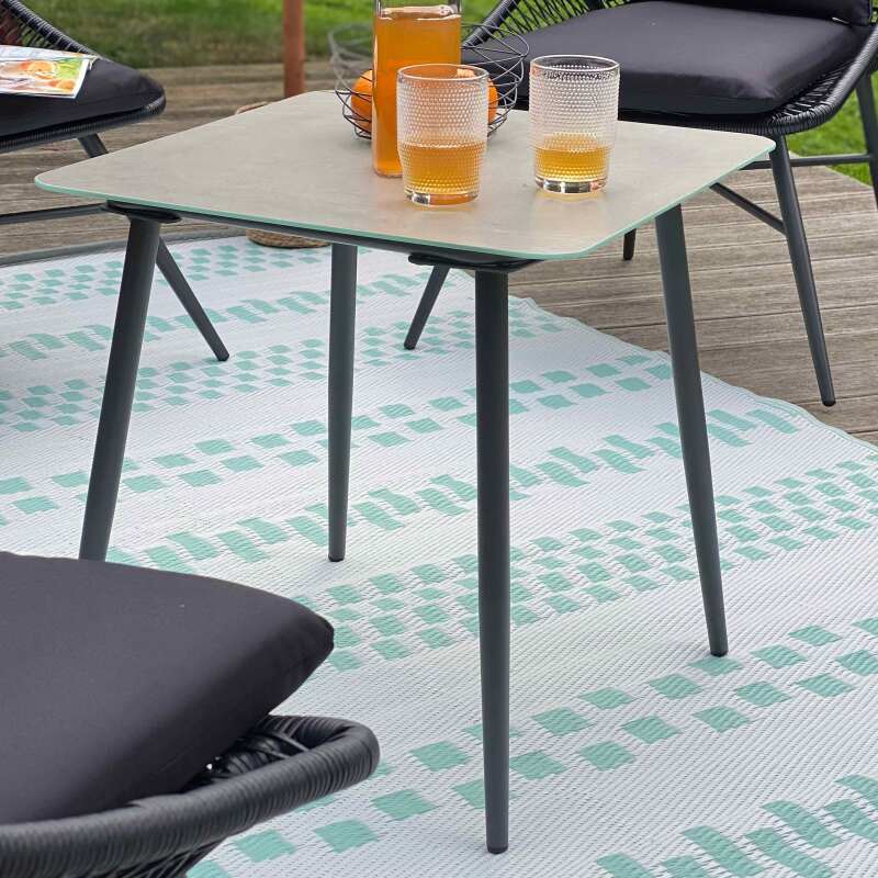 Mesas de centro apilables cuadradas