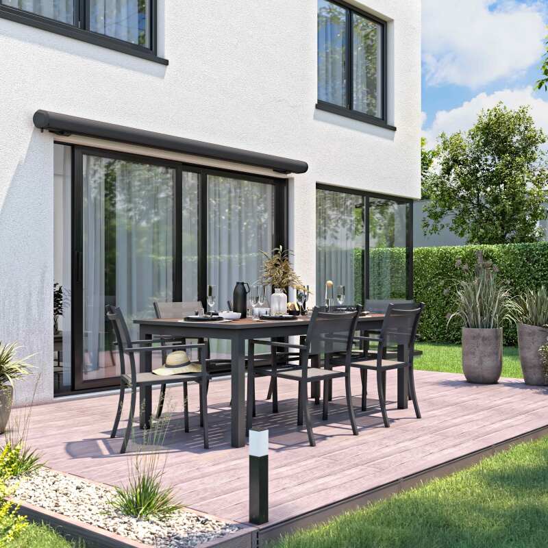 Toldo de 2,95 x 2,50 m con almacenamiento integrado