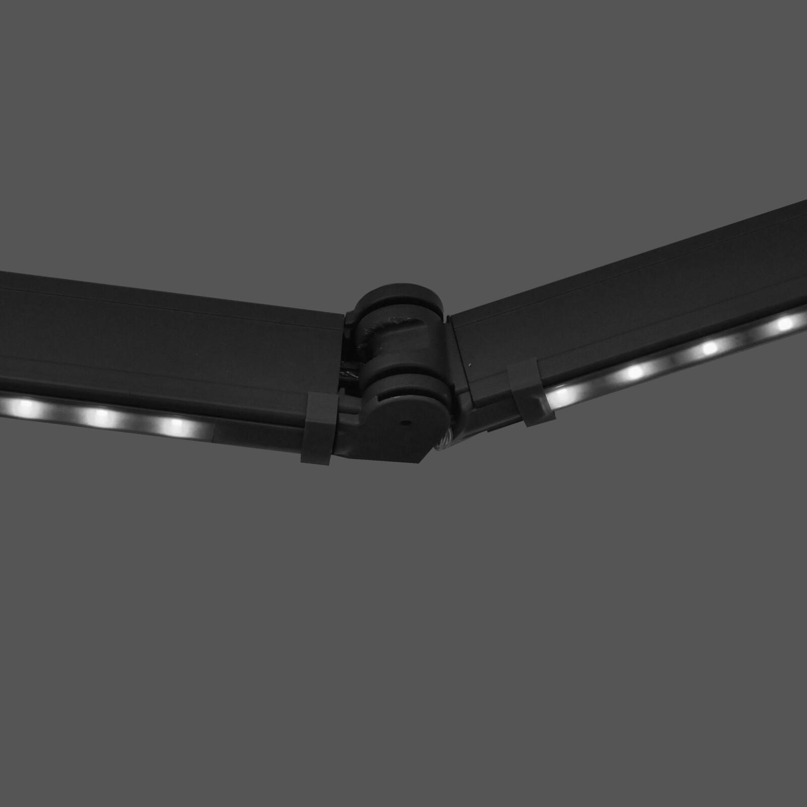 Toldo eléctrica + LED con caja integrada de 5 x 3 m