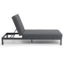 Baño de sol con cojín, reclinable en 5 posiciones