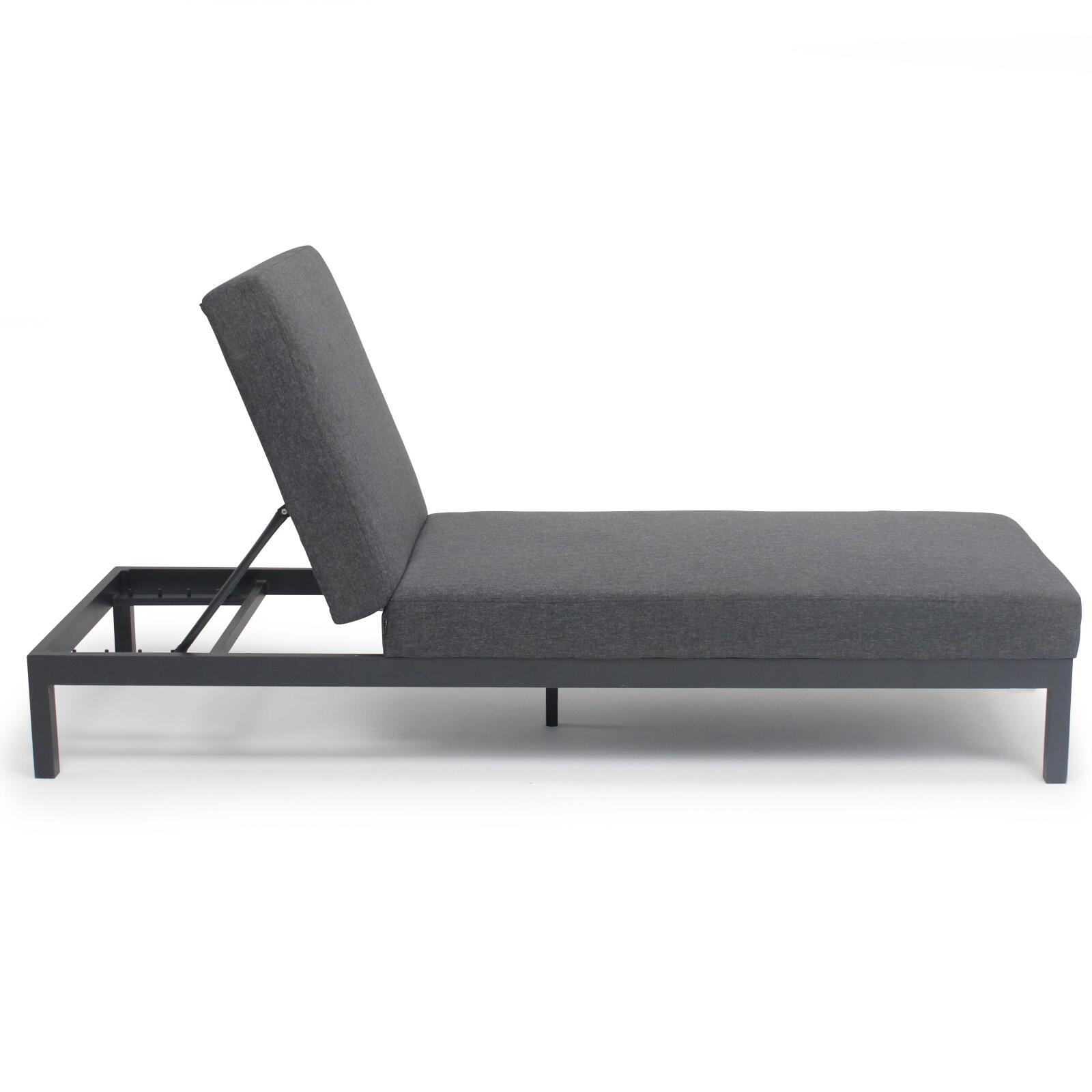 Baño de sol con cojín, reclinable en 5 posiciones