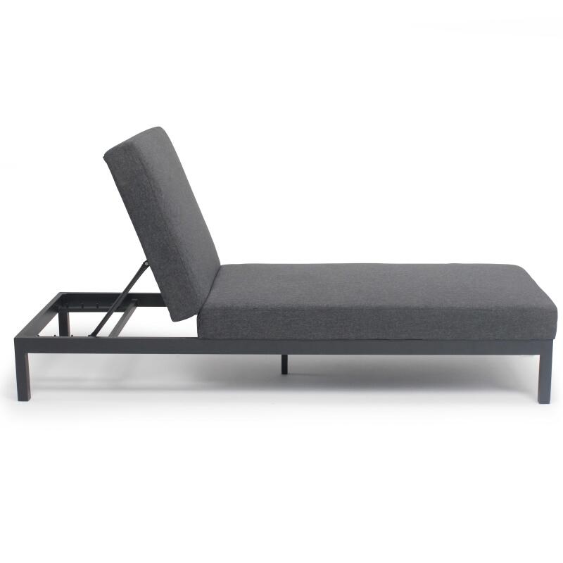 Baño de sol con cojín, reclinable en 5 posiciones