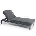 Baño de sol con cojín, reclinable en 5 posiciones