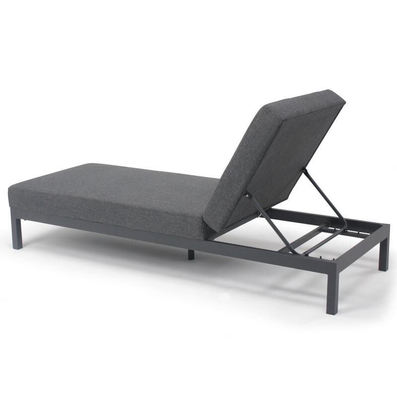 Baño de sol con cojín, reclinable en 5 posiciones