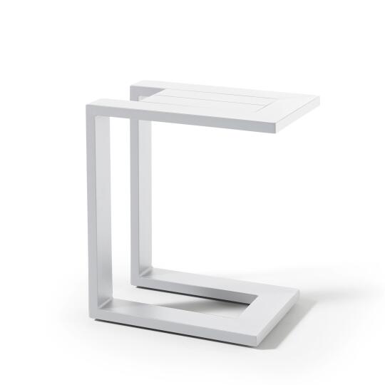 Estante para tumbona de aluminio | Oviala