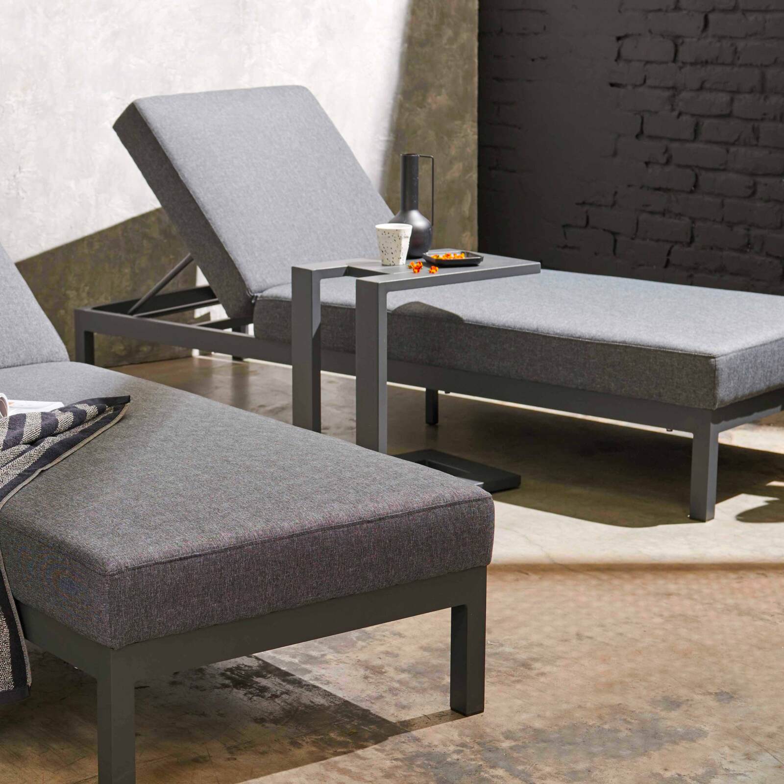 Tableta para tomar el sol en aluminio