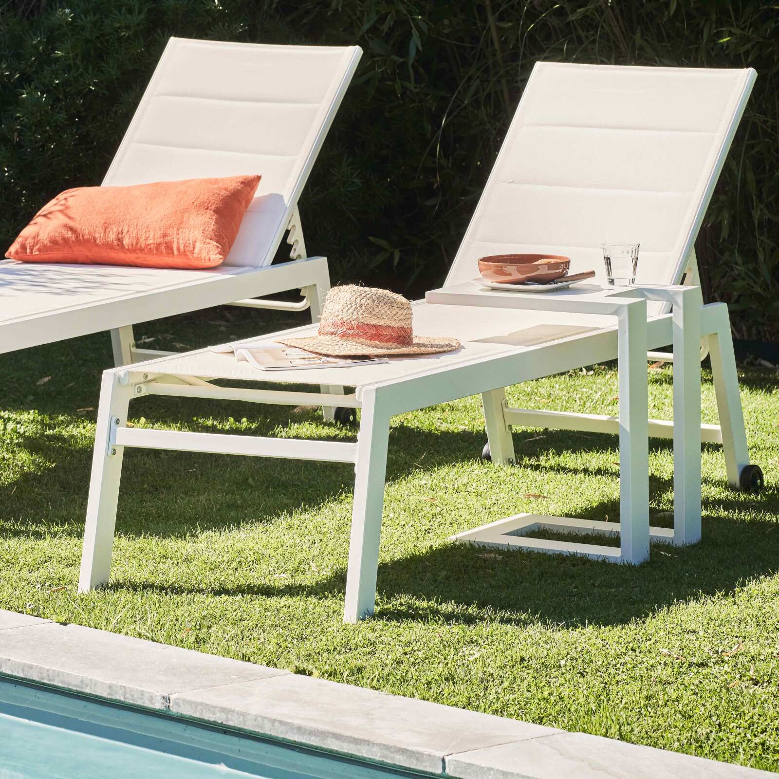 Tableta para tomar el sol en aluminio