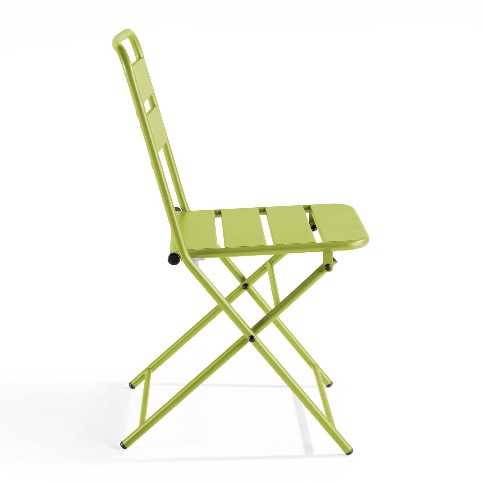 Lote de 2 sillas plegables de metal