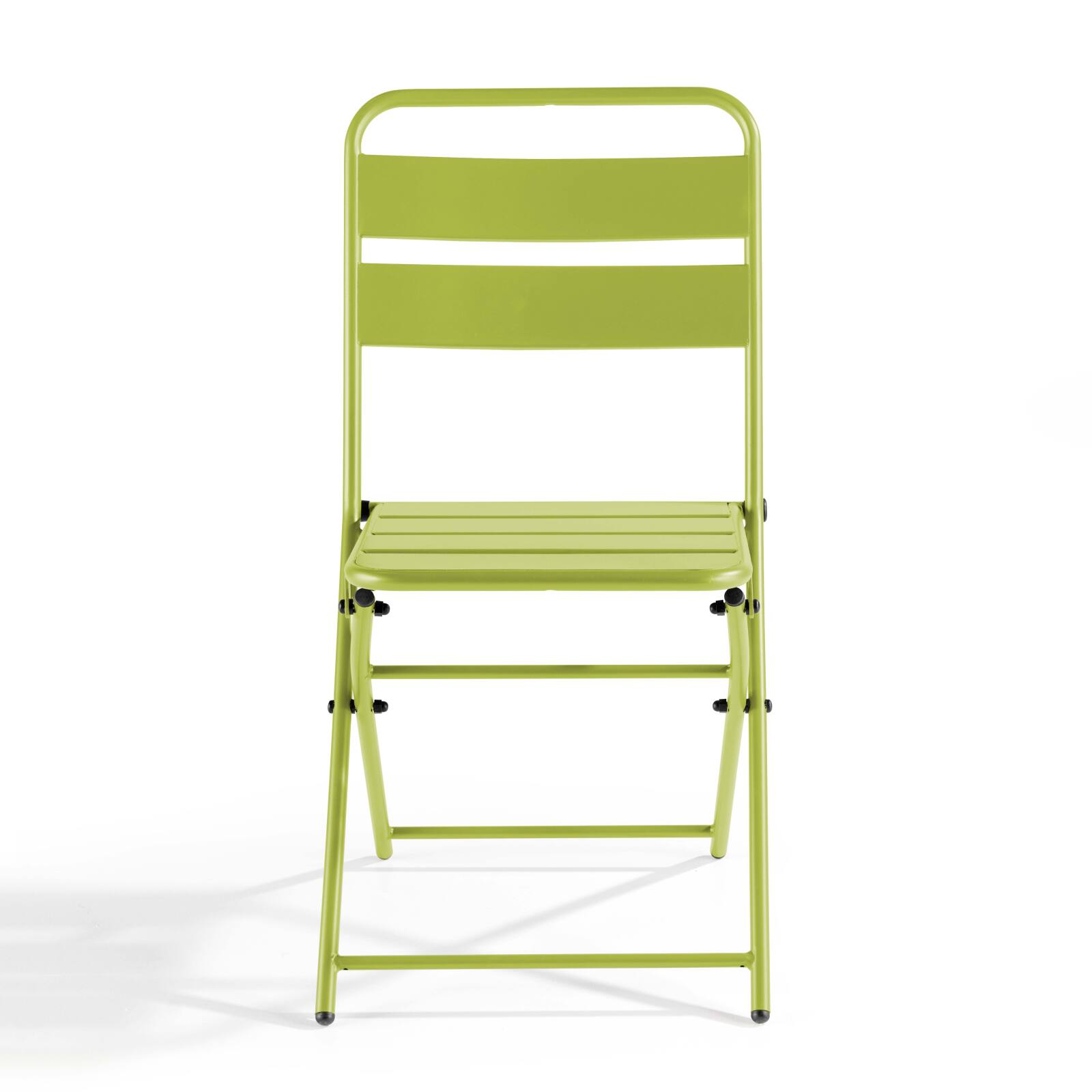 Lote de 2 sillas plegables de metal