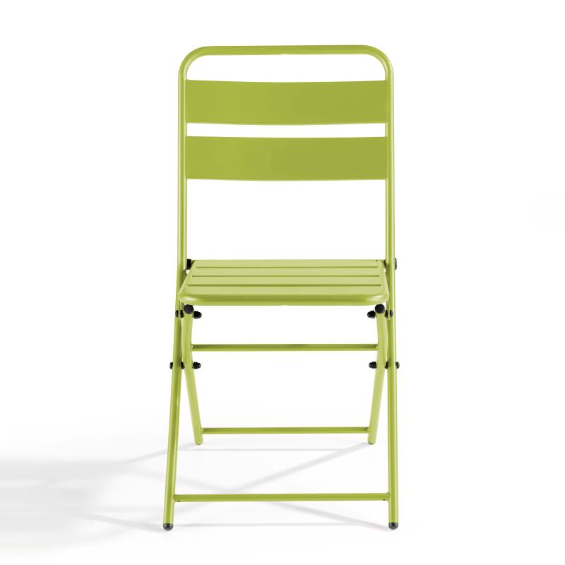 Lote de 2 sillas plegables de metal (2/6)