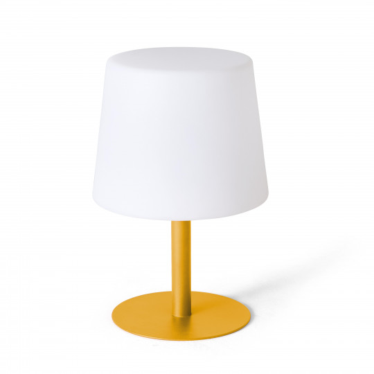 Lámpara de mesa LED recargable AMARILLA