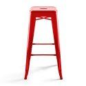 Conjunto de 4 taburetes de bar brillantes