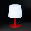 Lámpara de mesa LED recargable ROJA