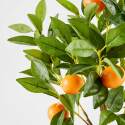Planta artificial de naranjo en maceta, altura 75 cm