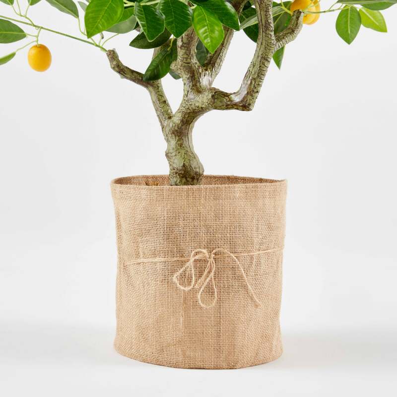 Limón artificial en maceta altura 115 cm