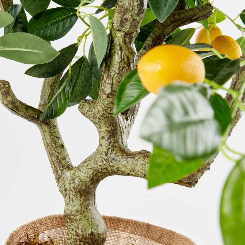 Limón artificial en maceta altura 115 cm