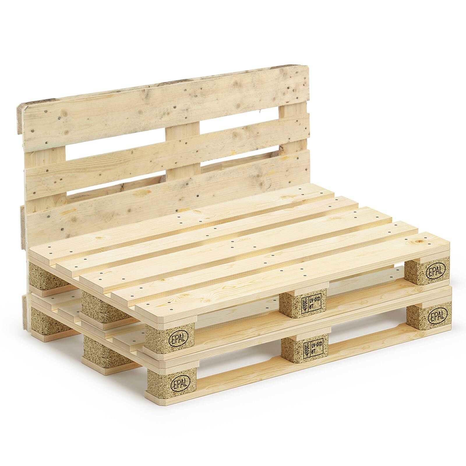 Conjunto de sofá de palets + cojines de jardín