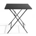 Mesa de jardín cuadrada plegable (70 x 70 cm)