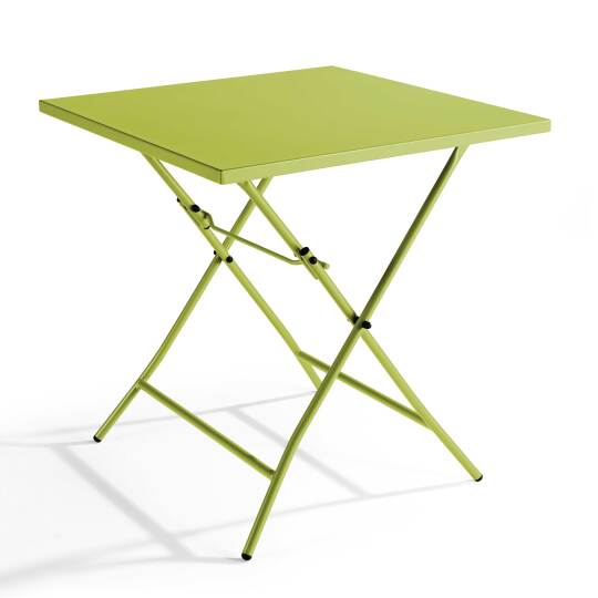 Mesa de jardín cuadrada plegable (70 x 70 cm)