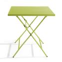Mesa de jardín cuadrada plegable (70 x 70 cm)