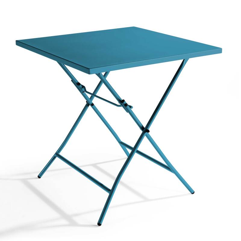 Mesa de jardín cuadrada plegable (70 x 70 cm)