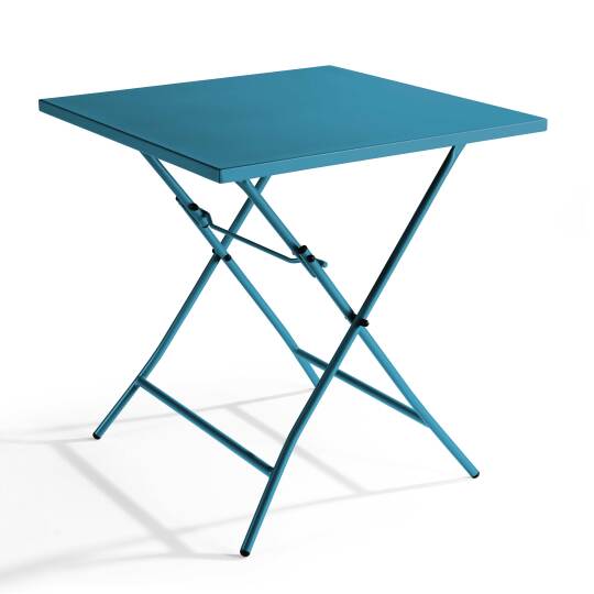 Mesa de jardín cuadrada plegable (70 x 70 cm)