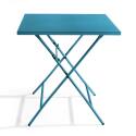 Mesa de jardín cuadrada plegable (70 x 70 cm)