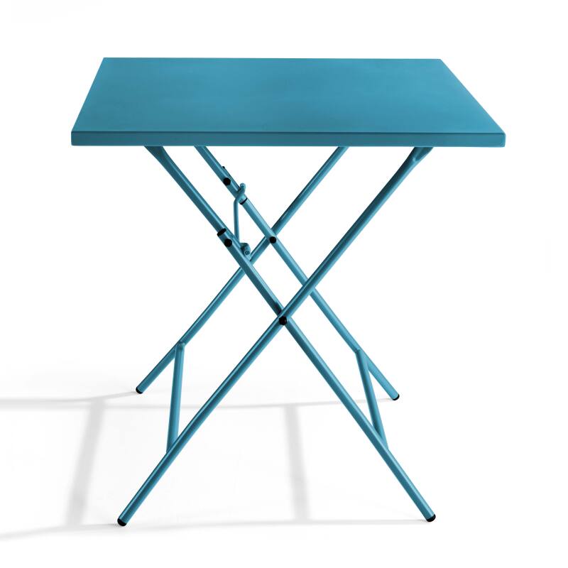 Mesa de jardín cuadrada plegable (70 x 70 cm)