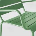 Lote de 2 sillones bajos con reposapiés de metal en gris antracita + 1 color