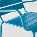 Lote de 2 sillones bajos con reposapiés de metal en gris antracita + 1 color