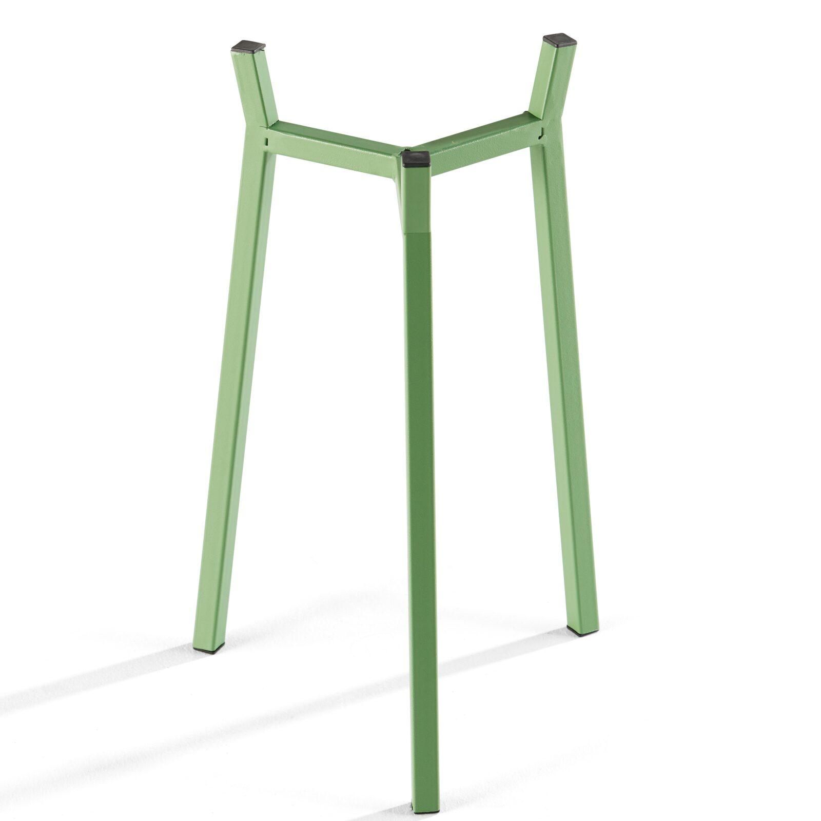 Lote de 2 macetas con soporte de metal