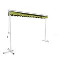 Conjunto de toldo a dos aguas (3 x 3 m) + 4 losas con contrapeso