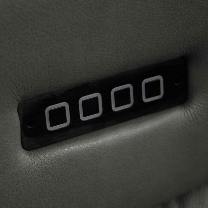 Sillón de relajación eléctrico de cuero