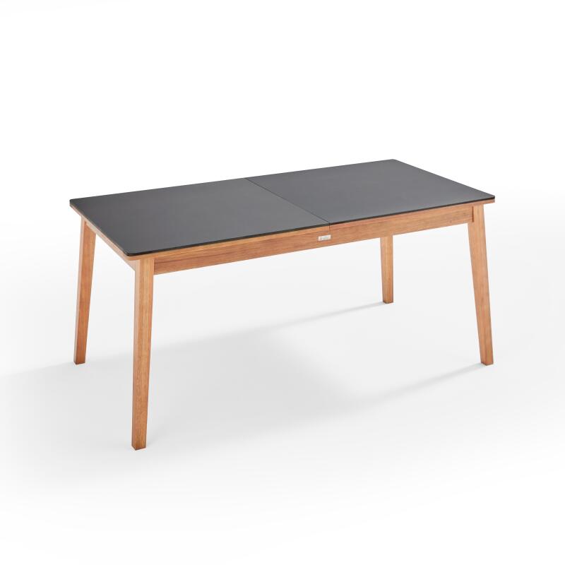 Mesa de jardín rectangular extensible de madera de eucalipto FSC®