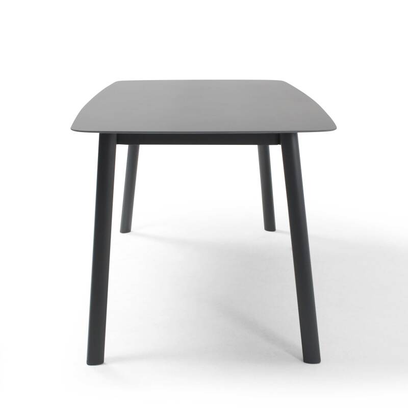 Mesa de jardín rectangular (180 x 90 cm) de aluminio + piedra sinterizada (5/7)