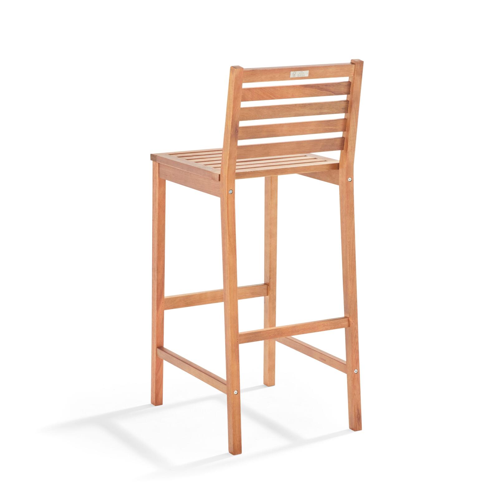 Silla alta de madera de eucalipto FSC® Silla alta de madera de eucalipto FSC®