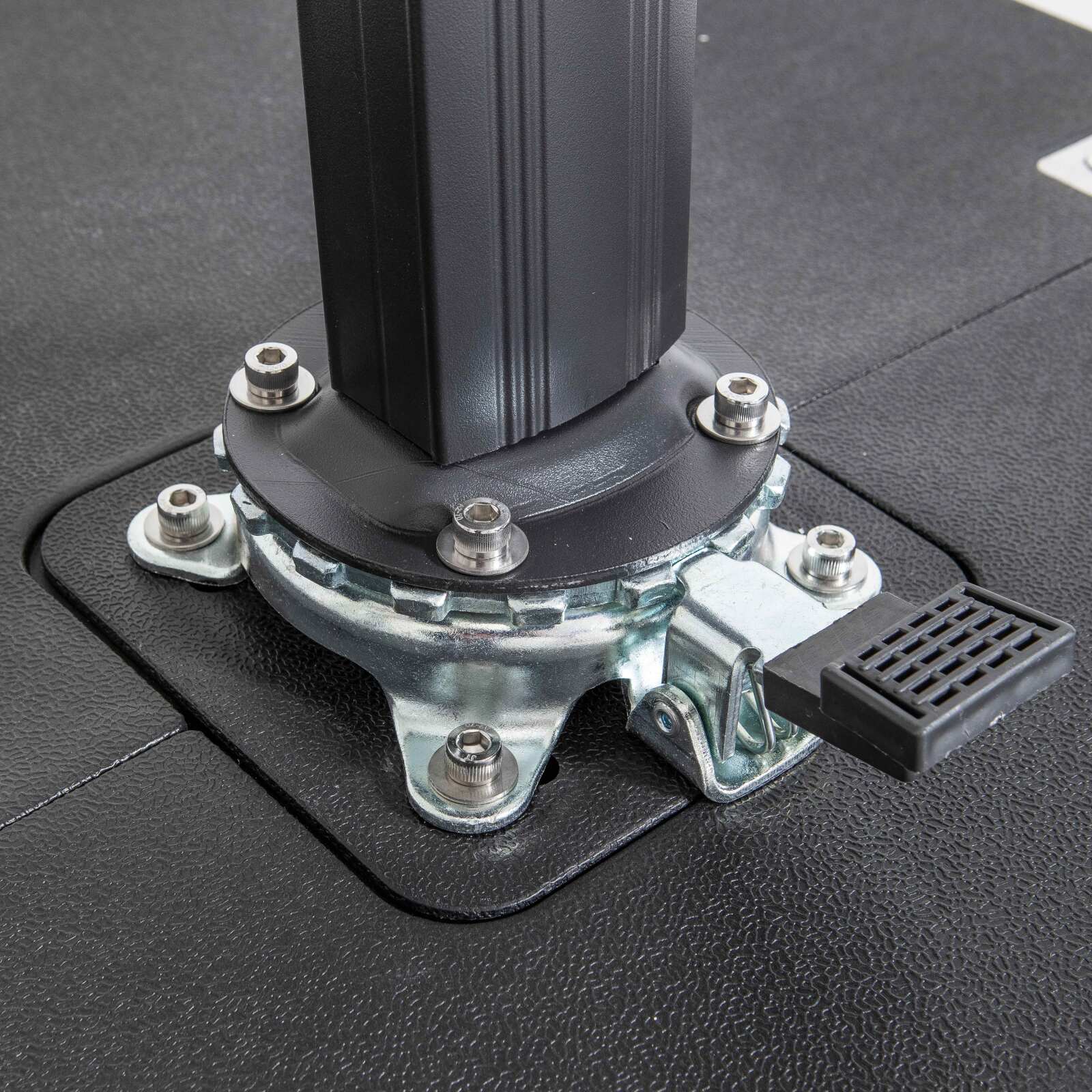 Sombrilla desplazado de conjunto (3 x 3m) + base con ruedas de 100L para contrapesar