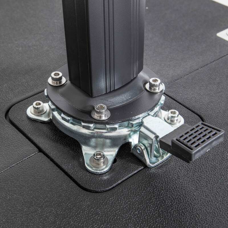 Sombrilla desplazado de conjunto (3 x 3m) + base con ruedas de 100L para contrapesar