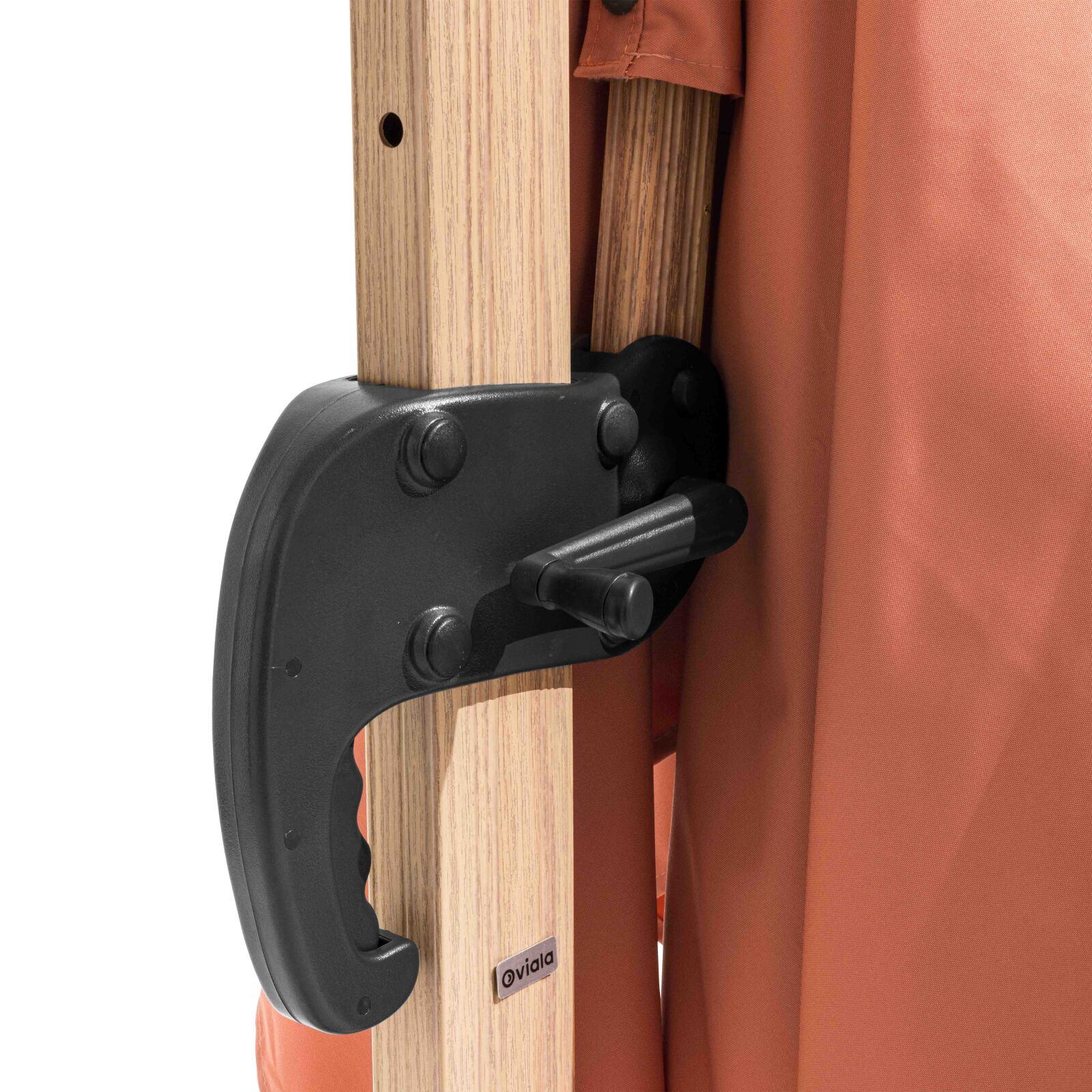 Sombrilla desplazado de conjunto (3 x 3m) + base con ruedas de 100L para contrapesar