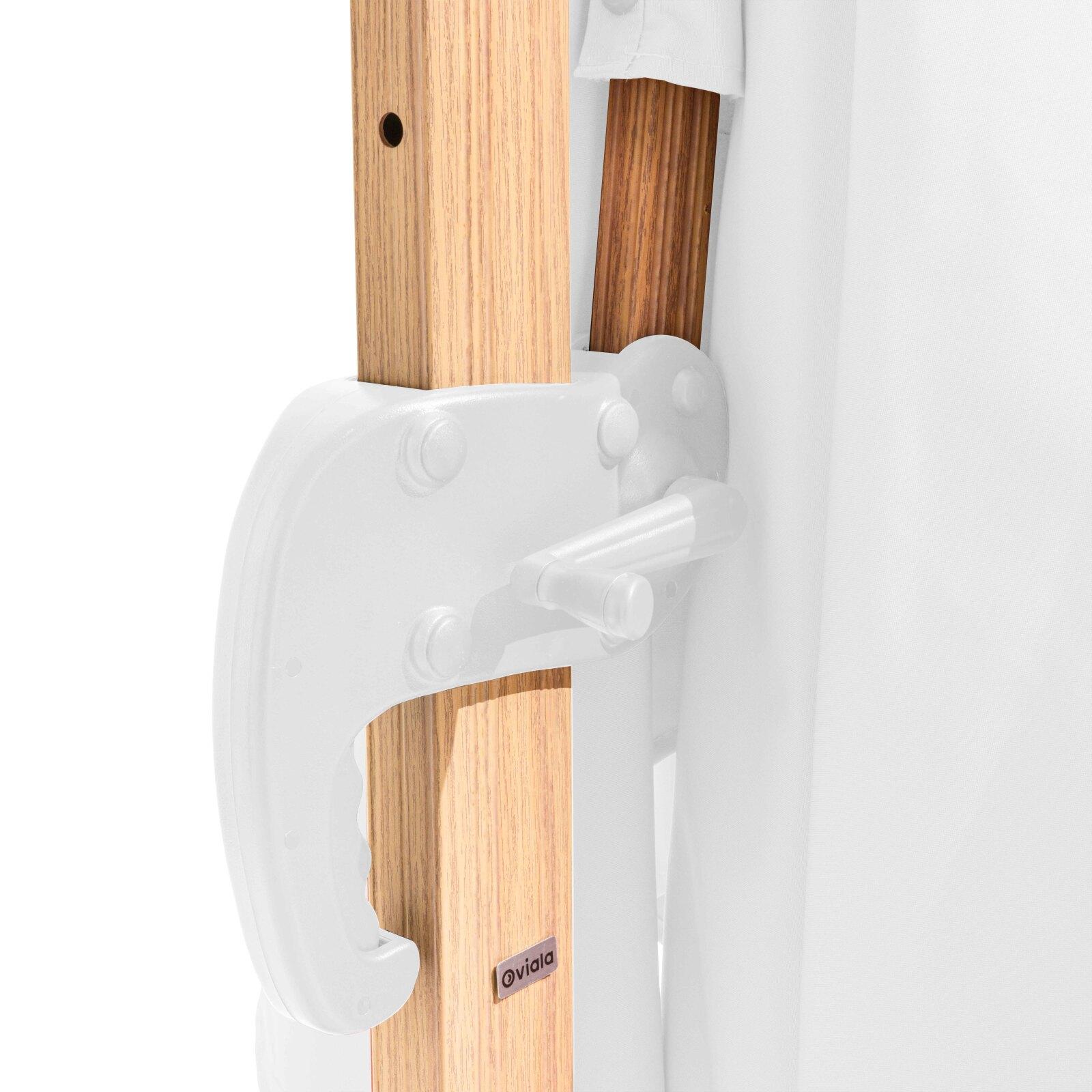 Sombrilla desplazado de conjunto (3 x 3m) + base con ruedas de 100L para contrapesar