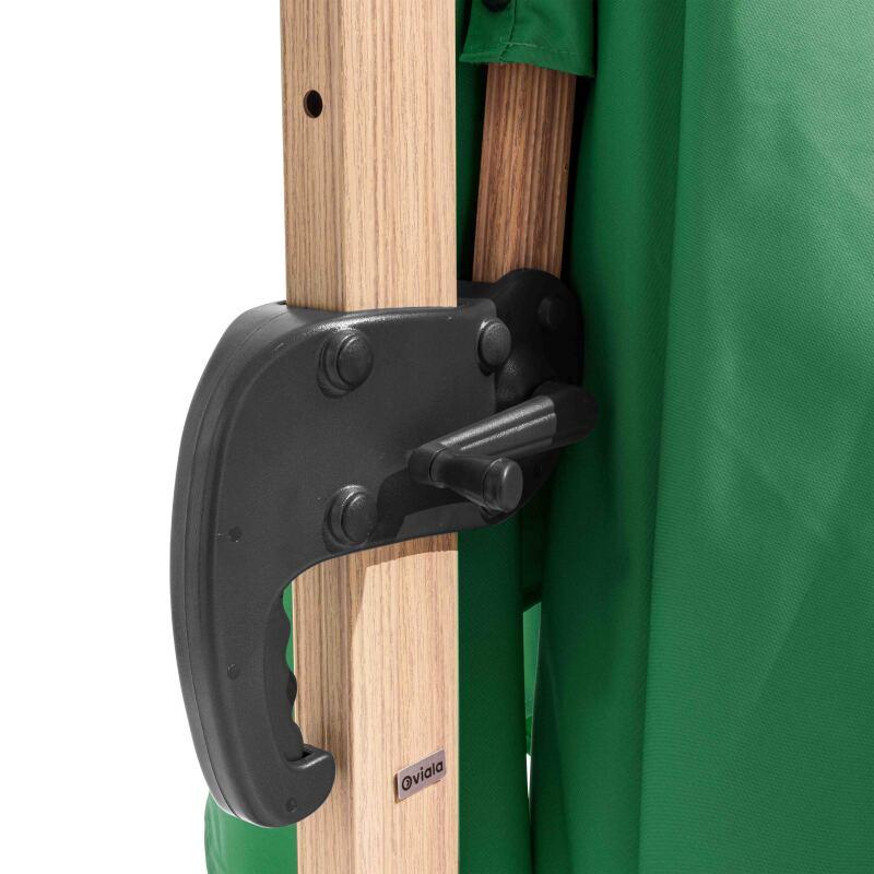 Sombrilla desplazado de conjunto (3 x 3m) + base con ruedas de 100L para contrapesar (2/7)