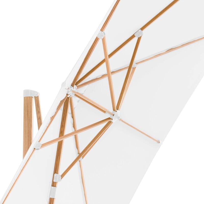 Sombrilla desplazado de conjunto (3 x 3m) + base con ruedas de 100L para contrapesar (3/7)