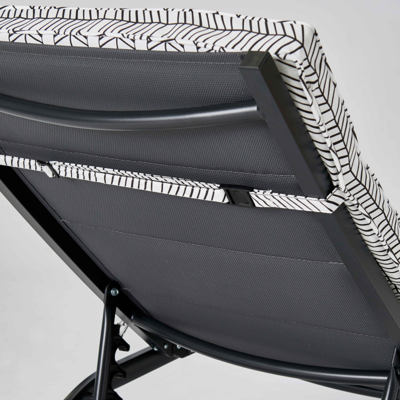 Focus attache dossier coussin blanc et noir (6/7)