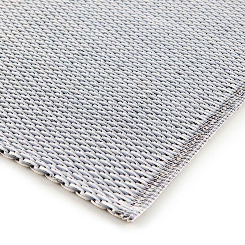 Alfombra rectangular de doble cara para exteriores, tejido en polipropileno