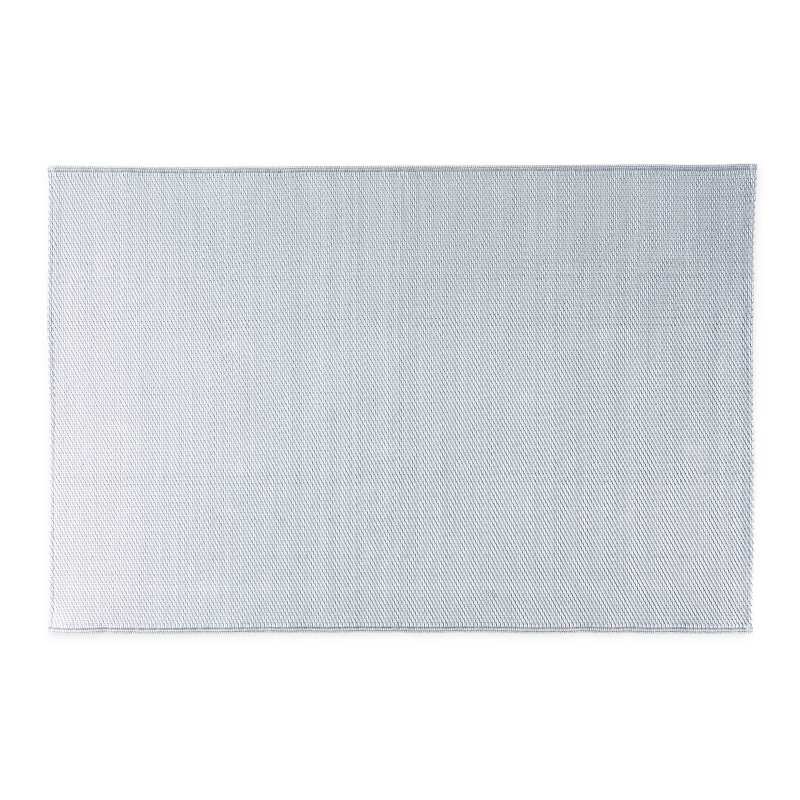 Alfombra rectangular de doble cara para exteriores, tejido en polipropileno