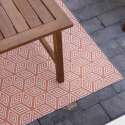 Alfombra rectangular para exteriores con diseños de PVC