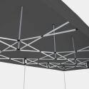 Carpa plegable de 3x6m, 300g/m², 40mm + 6 pesos de contrapeso