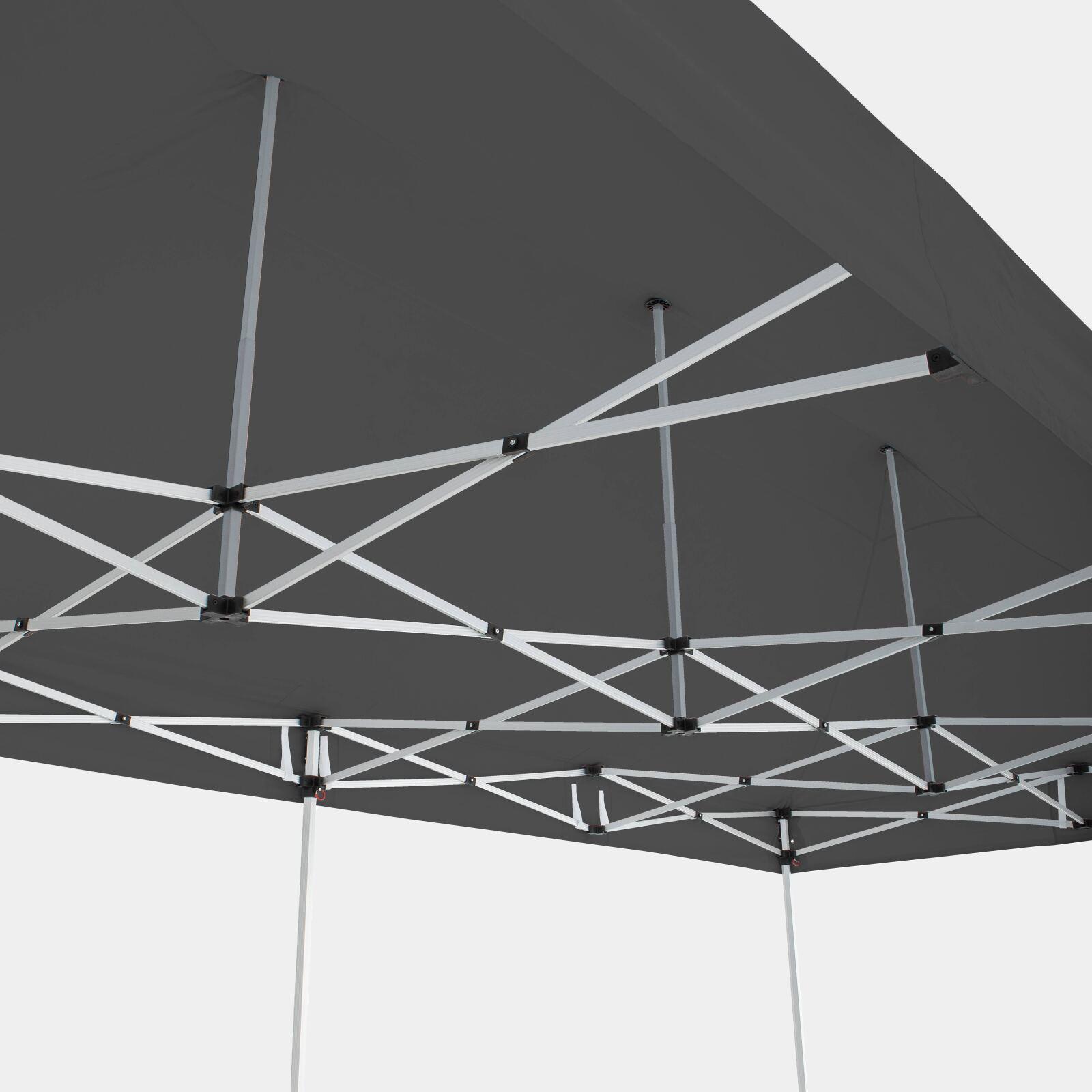Carpa plegable de 3x6m, 300g/m², 40mm + 6 pesos de contrapeso